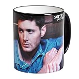 Elbenwald Supernatural tazza Dean Winchester Ritratto Stampa rotonda 320ml Ceramica