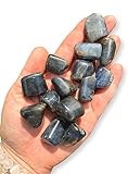CRIGEMA - Pietre levigate minerali naturali Cristalloterapia e Reiki cristalli - pietra singola 18-25 mm (ZAFFIRO)