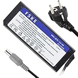 FSKE® 90W 20V 4.5A Alimentatore Portatile Caricabatterie per Lenovo ThinkPad X201 T410 Yoga 2 13 Flex 14 AC Adapter,T400 T60 X230 T420 X220 Notebook EUR Power Supply,7.9 * 5.5mm