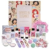 MAD Beauty Calendario dell Avvento delle principesse Disney con 24 prodotti per makeup e cosmetici, benessere per donne, con maschera facciale, lozione per il corpo, elastici per capelli
