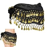 Kiuiom Gonna Danza Ventre, Cintura Danza Ventre, Sciarpa Danza Ventre, Ballo di Pancia Sciarpa Belly Dance Hip Scarfs Cintura Danza Indiana Foulard Danza Ventre Costume Danza Ventre