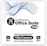 Office Suite 2024 compatibile con Microsoft Office 2021, 2019, 365, 2023, 2016, 2013, alimentata da Apache OpenOffice su USB con licenza a vita per Windows 11, 10, 8, 7, Vista, XP a 32 e 64 bit, e mac