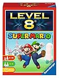 Ravensburger Super Mario 26070 - Gioco di carte Super Mario Level 8, dai 8 anni in su, gioco di società per 2-6 giocatori, gioco di famiglia, Super Mario Edition