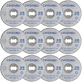 Dremel EZ SpeedClic SC456B Metal Cutting Wheel 12-pack, 12 dischi da taglio con 38 mm di diametro per utensili rotativi