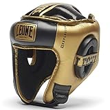 LEONE 1947, Casco Boxe Unisex Adulto, Oro, L