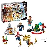 LEGO Marvel Calendario dell’Avvento degli Avengers 2023 con 24 Regali tra cui Capitan America, Spider-Man, Iron Man e altre Minifigure di Supereroi, Regalo per Bambini per il Countdown di Natale 76267