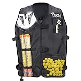 Nerf Rival Official NERF® Tactical Vest Licenced Jacket Medium Large Size - Rival Phantom Corps Tactical Vest for Nerf Guns with adjustable straps. Must have gear for kids, teenagers, adults