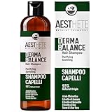 250ml Shampoo Dermatite Seborroica Antiforfora Professionale Per Cuoio Capelluto Sensibile Anti Prurito Donna e Uomo Per Capelli Grassi, Sebo Regolatore Contrasta Follicolite, Irritazione