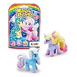 CRAZE MAGIC PONYS, Bellissimi Pony da collezionare, Giocattoli per bambina, 1 da 18 diverse figure di pony, senza microplastiche, Figure assortiti