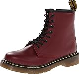 Dr. Martens DELANEY, Stivali Unisex Bambino, Rosso (Cherry Red), 29