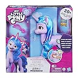 My Little Pony Izzy Moonbow Rivela Il Tuo Luccichio dalla Serie Make Your Mark, Pony da 20 cm con Musica e luci per Bambine e Bambini