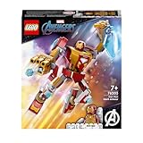 LEGO 76203 Super Heroes Armatura Mech Iron Man, 7+ anni