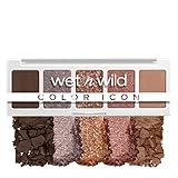 wet n wild, Color Icon 5-Pan Palette, Palette di Ombretti, 5 Colori Riccamente Pigmentati per il Trucco di Tutti i Giorni, Formula a Lunga Durata e Facile da Sfumare, Camo-Flaunt