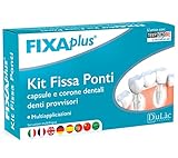 Dulàc - Kit Fissa Ponti con Cemento Dentale Provvisorio, Dispositivo Medico Made in Italy per Ponti Dentali, Capsule, Denti a Perno, Multiapplicazione, Autoindurente