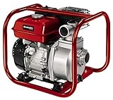 Einhell GE-PW 46 Motopompa (motore benzina 4 tempi, 4600 W - 6,3 HP, portata max 23000 L/h, prevalenza 26 m, altezza aspirazione max 6,5m, serbatoio benzina 3,6 l, dispositivo arresto mancanza olio)