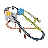 Il Trenino Thomas - Bauletto Multipista, set di espansione da 34 pezzi per trenini e locomotive die-cast e motorizzati a pile, giocattolo per bambini, 3+ anni, HNP81