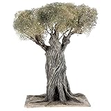 Holyart Albero ulivo presepe Napoletano 30 cm cartapesta Legno