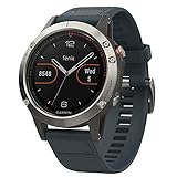 Garmin Fenix 5 Orologio Sportivo, Grigio/Blue