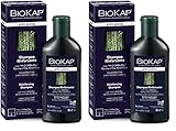 Biokap Shampoo Anticaduta Rinforzante, per Irrobustire e Rinforzare i Capelli, Dermopurificante, 200 ml (Confezione da 2)