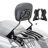 Sissy Bar + Portapacchi XB compatibile con Harley Davidson Electra Glide Ultra Classic 14-19 nero