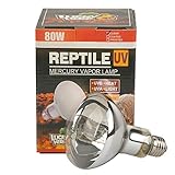 Lucky Herp rettile UVA, UVB lampada a vapori di mercurio, filettatura a vite, E27 ,80 W,125 Watt,160 Watt disponibile