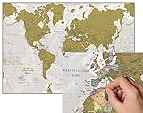 Carte du Monde à gratter