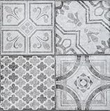 d-c-fix piastrelle adesive pavimento Stile Marocchino Classico - 11 pezzi - PVC vinile impermeabile rivestimento vinilico listoni mattonelle per uso interno, bagno e cucina 30x30 cm