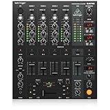 Behringer DJX750 Mixer DJ professionale a 5 canali con effetti digitali avanzati e contatore BPM