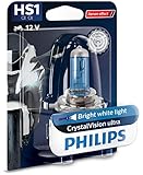 Philips automotive lighting 12636Bvbw Crystalvision Ultra Hs1 Lampada Fari Per Moto, 1 Pezzo, Bianco