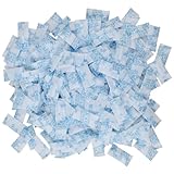 100 Pacchi Silica gel Bustine,gel di Silice,Silice per Umidità,Sacchetti anti Umidità per Armadi,per Mobilia,Cibo,Necessità Giornaliere(Trasparente,100×1g)