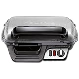 Rowenta Gr3060 Ultra Compact Comfort 600 Bistecchiera Elettrica Multifunzione, 2000 W, con Piastre in Alluminio Antiaderenti e Spia Cottura, Grill, Barbecue e Tostiera, Facile da Pulire