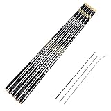 Goture Canna da pesca telescopica, canna da pesca telescopica ultraleggera, canna da pesca da viaggio, canna da pesca Tenkara, 1 pezzo in fibra di carbonio costiera ruscello trota spigola Crappie Carp