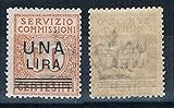 1925 Servizio Commissioni 1 lira su 60cent MNH/**