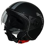 Protectwear - Casco aperto con strisce H710 design pilota - L