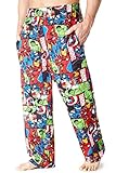 Marvel Pantaloni Pigiama Uomo Avengers Pigiama Cotone Lungo Regalo Uomo (Multicolore, M)