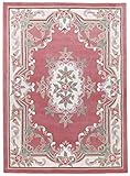 Theko Sona-Lux - Tappeto classico Aubusson Rose