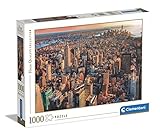 Clementoni- Puzzle Nueva York 1000pzs Does Not Apply Italia Collection-New City-1000 Made in Italy, 1000 Pezzi, paesaggi, Città, Divertimento per Adulti, Multicolore, Medium, 39646