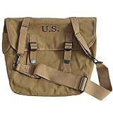 M36 M1936 Borsa WWII WW2 US Army Canvas Field Bag Militare Zaino, Cachi, classico