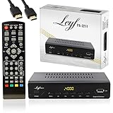 LEYF PA-2211 Decoder DVB-T2 Full HD 1080p Ricevitori Digitale Terrestre (HDTV, DVB-T/T2, Scart, USB) + Cavo HD