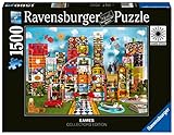 Ravensburger - Puzzle Eames House of Cards Fantasy, 1500 Pezzi, Idea regalo, per Lei o Lui, Puzzle Adulti