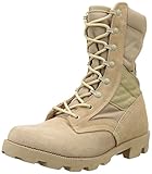 US Army Desert Combat Jungle Patrol Mens Boots Tan Suede Leather Khaki, Taglia 40