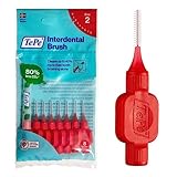 Tepe Scovolini Interdentali Originali, Misura Iso 2 (Filo 0,5 Mm), Rosso, 8 Pezzi X Confezione