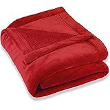 CelinaTex Montreal Coperta soffice Microfibra Coperta Pile Coral XXL 220 x 240 cm Rosso