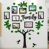 3D Adesivi Murali Family Albero Adesivi Adesivo da Parete Forma di Albero Murali Cornici Porta Foto Sticker Decorazioni per Soggiorno Foglie Photo Adesivo Murale Parete Wall Sticker