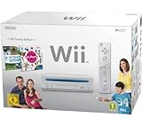 Bundle Wii Family Edition: console da gioco Wii + Wii Sports + Wii Party + Controller Nunchuk + Wii Motion Plus – Bianco