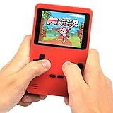 Silvergear® Console Portatile con Giochi Arcade | Mini Console di Giochi Retrò | 240 Videogiochi Classici in 6 Categorie | Super Console Retrò Game Portatile per Bambini e Adulti | Rosso