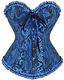 SZIVYSHI Corsetto elegante da donna con pizzo, perfetto per abiti curvy, costume burlesque, vestiti gotici e cerimonie - Sexy e versatile