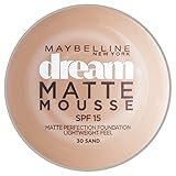 Maybelline 49689 Dream Matte Mousse SPF 15 Fondotinta SPF 15-18 ml