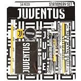 EURO PUBLISHING Juventus, Prodotto Ufficiale - Set cancelleria (Composto da 14 Pezzi)
