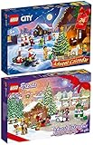 LEGO 60352 LEGO City Calendario dell Avvento & 41706 LEGO Friends Calendario dell Avvento